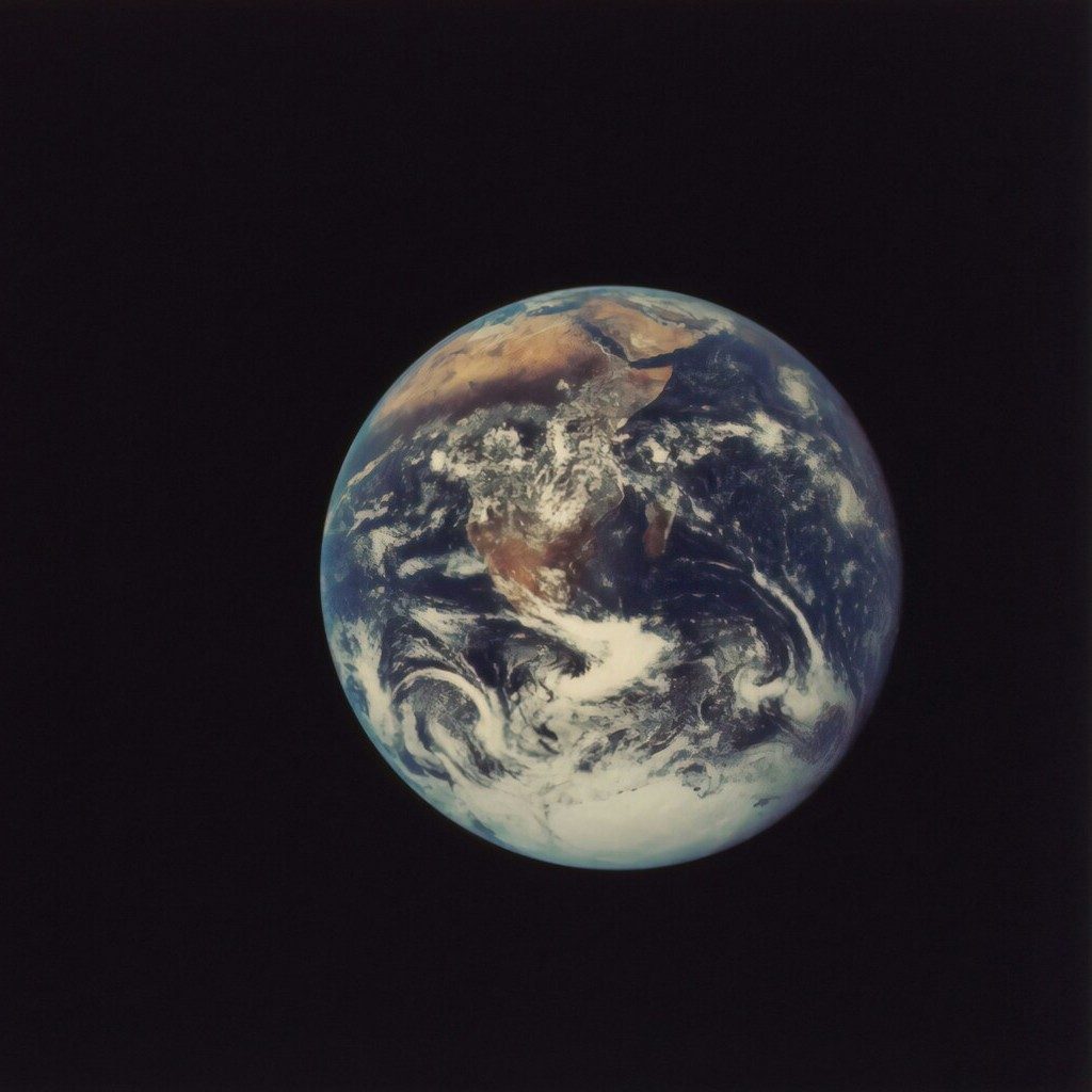Vue satellite de la Terre.